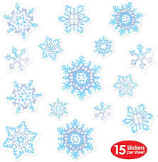 Snowflake Stickers
