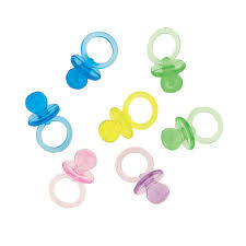 Baby Shower Mini Pacifiers - 18ct.