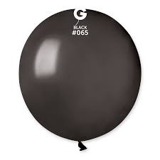 Black Metallic Gemar Latex Balloons
