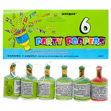 Party Poppers