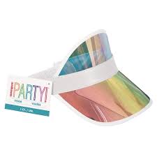 Rainbow Iridescent Sun Visor