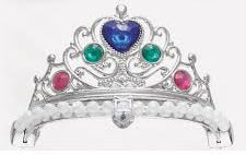Plastic Jeweled Tiara