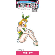 Bunny Girl Pin Up Tattoo FX
