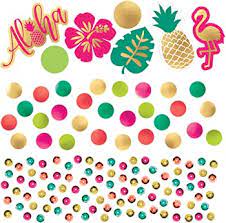 Pineapple & Palm Leaf Confetti Assortment