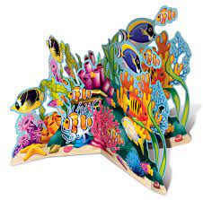 Coral Reef 3-D Stand Up