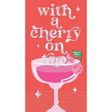 Summer Disco Guest Towel Napkins - 16ct.