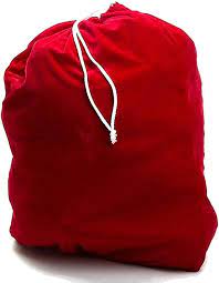Velour Santa Bag