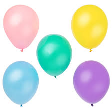 12" Assorted Pastel Latex Balloons - 10ct.