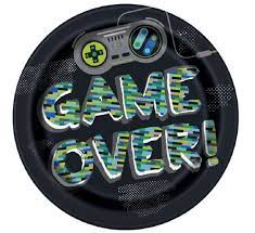 Gamer Birthday Dinner Plates