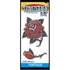 Vintage 1940 Rose Tattoo FX