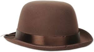 Brown Bowler Hat