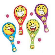 Goofy Smile Paddleballs