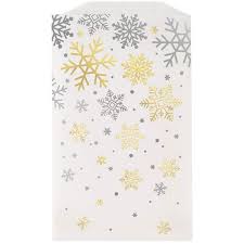 Snowflake Glassine Bags