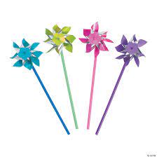 Bright Color Pinwheels