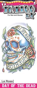 Day of the Dead La Rosa Tattoo FX