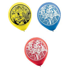 Justice League Latex Balloons 6ct