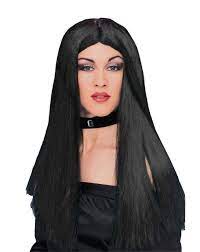 Long Black Adult Wig