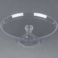 Small Clear Dessert Tray