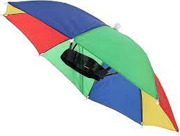 Rainbow Umbrella Hat