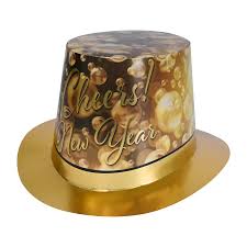New Year "Champagne Cheers" Top Hat