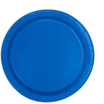 Royal Blue 7" Paper Plates - 50ct.