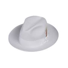 Deluxe White Fedora Hat