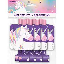 Unicorn Party Paper Blowouts