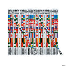 International Wooden Pencils - 24ct.