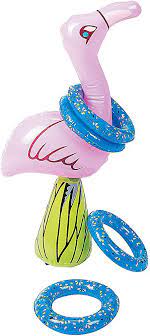 Inflatable Flamingo Ring Toss