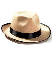 1920's Beige Fedora Hat