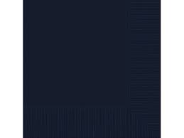 True Navy Blue Beverage Napkins - 40ct.