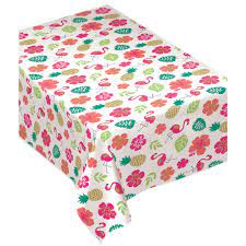 Aloha Luau Heavy Weight Flannel-Backed Tablecover