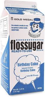 Flossugar Birthday Cake Cotton Candy Mix - 3.5lbs.