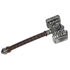 Plastic Wolf Head Thor Hammer Prop