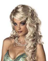 Blonde Mermaid Adult Wig