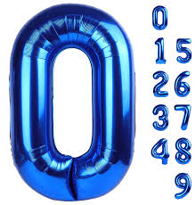 40" Mylar Number Balloon w/ Helium