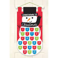 Felt Snowman Advent Calendar