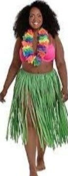 XL Green Hula Skirt