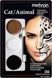 Cat/Animal Tri-Color Greasepaint Makeup