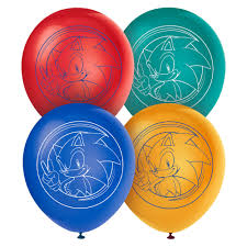 Sonic the Hedgehog 12" Latex Balloons - 8ct.