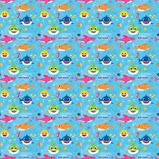 Baby Shark Wrapping Paper - 30" x 5'