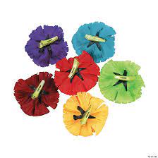 Fiesta/Luau Flower Hair Clip
