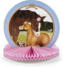 Mare & Foal Horse Tissue Centerpiece