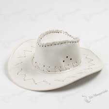 White Light Up Cowboy Hat