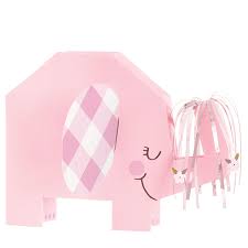 Pink Elephant Center Piece