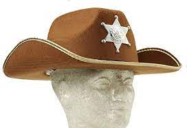 Child Brown Sheriff Cowboy Hat
