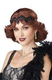 Glitz and Glamour Brunette Adult Wig