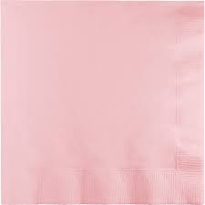 NAPKIN - NEW PINK 100 CT/PKG BEVERAGE