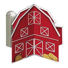 Red Barn 3-D Centerpiece