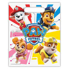 Paw Patrol Plastic Loot Bags - 8ct.